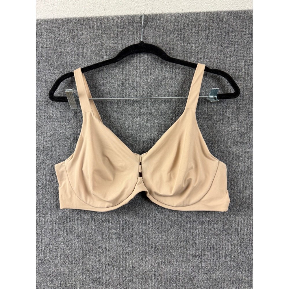 Spanx Brallelujah Unlined Underwire Bra Nude Beige 40D Low Profile 10156R EUC